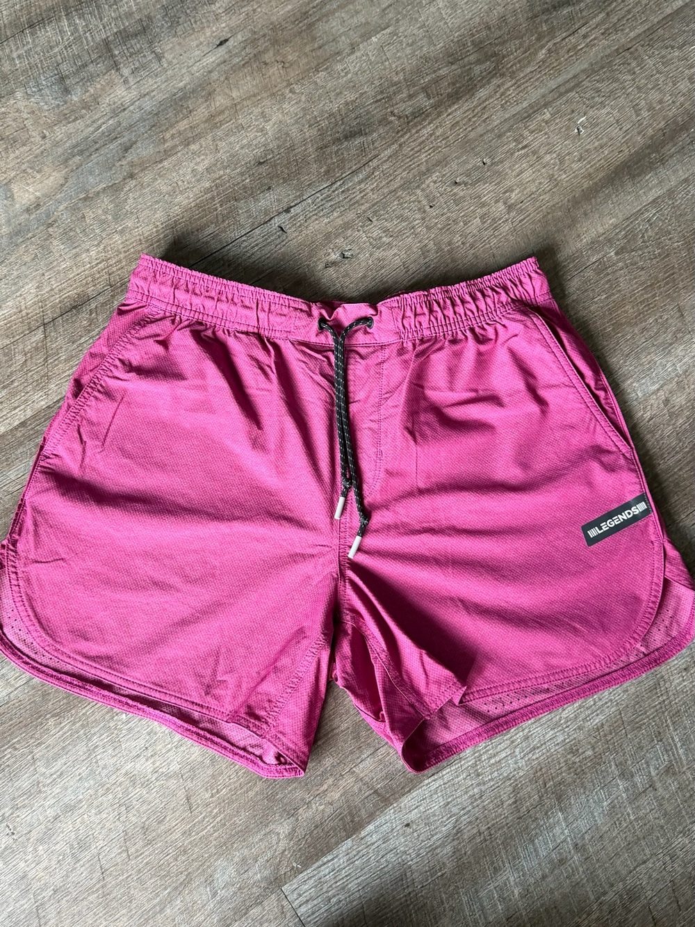 LEGENDS Men’s Athletic Shorts in Bright Pink